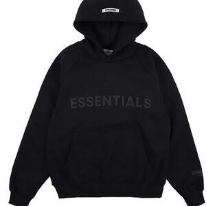 Fear of God Essentials Hoodie Black SS20 Size M